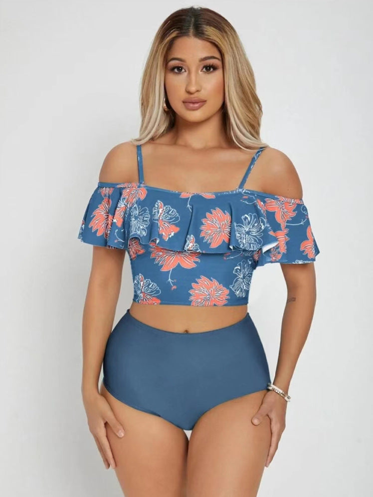 Wholesale Printed Bikini Polyester Swimwear